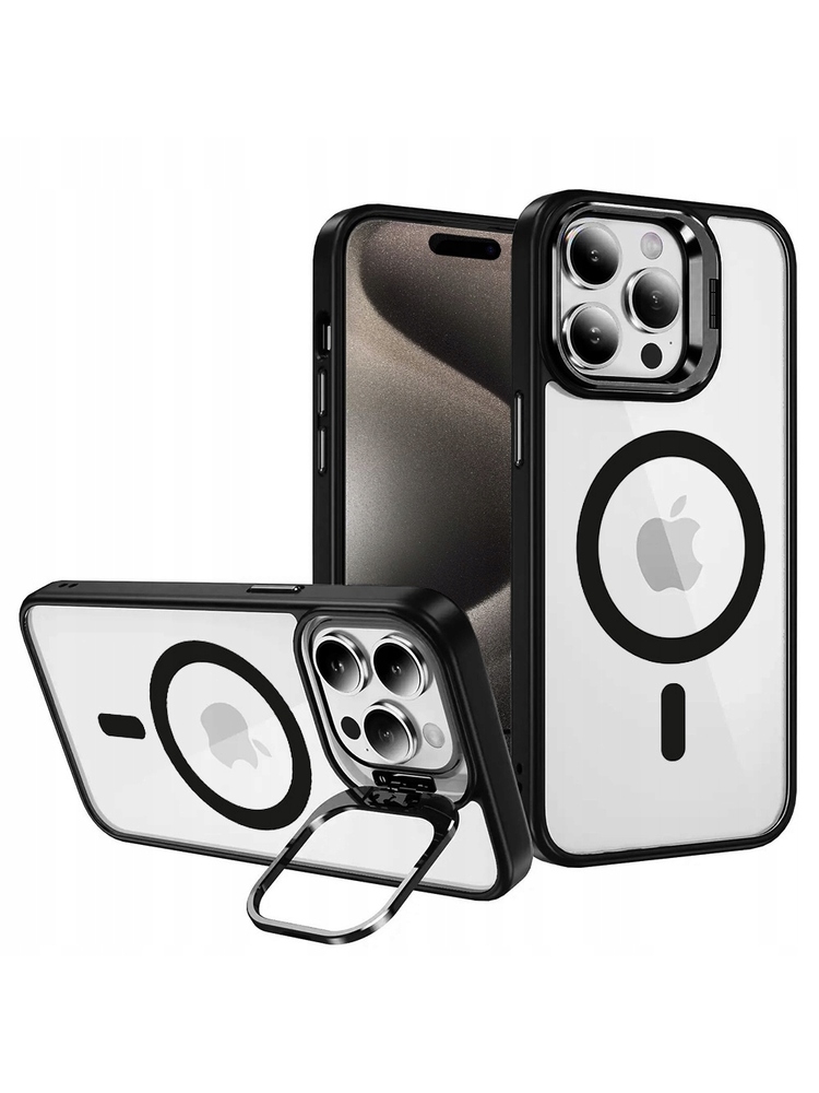 „Tel Protect“ su atramėle ir „Magsafe“ dėklu, skirtu „iPhone 13 Pro“, juodas (15269505175)