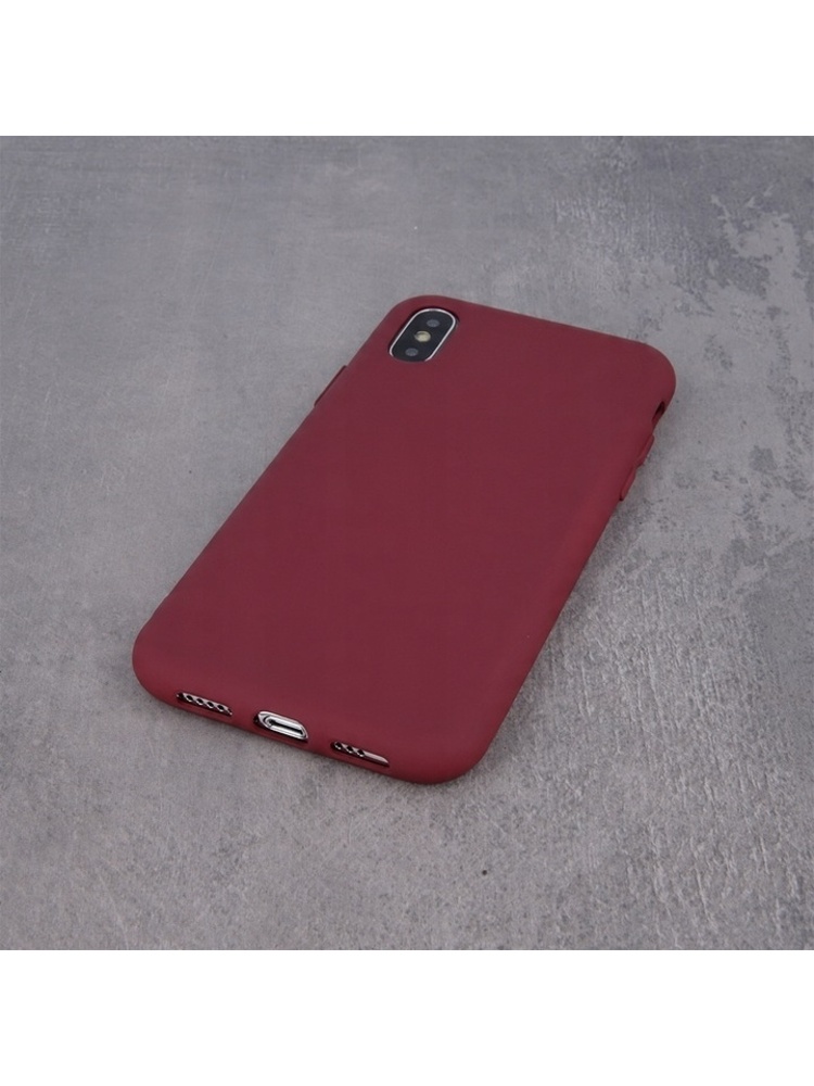 Silikoninis telefono dėklas iPhone 13 6,1 burgundy