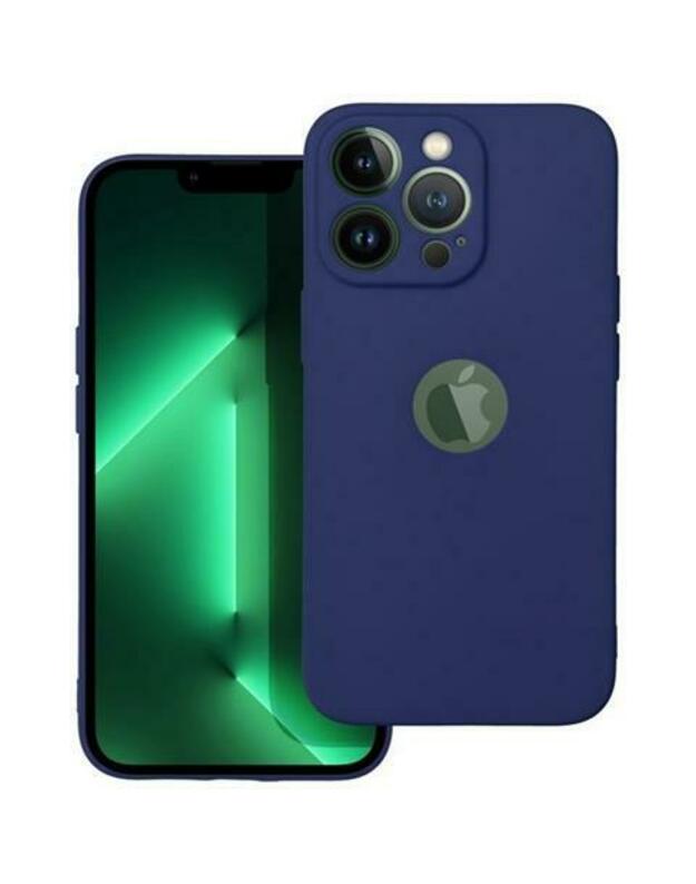 Telefono dėklas Forcell Soft Case Iphone 13 Pro Tamsiai mėlynas