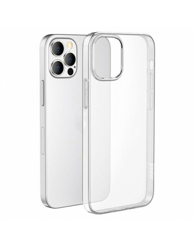 Silikoninis plonas dėklas, skirtas „iPhone 13 Pro“, skaidrus