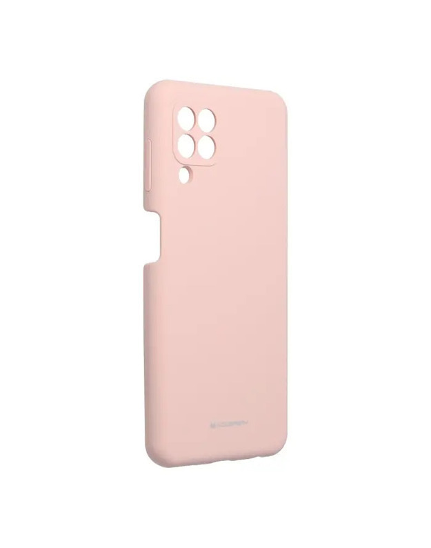 „Mercury“ silikoninis dėklas, skirtas „Samsung A22 4G“, rausvo smėlio spalvos.