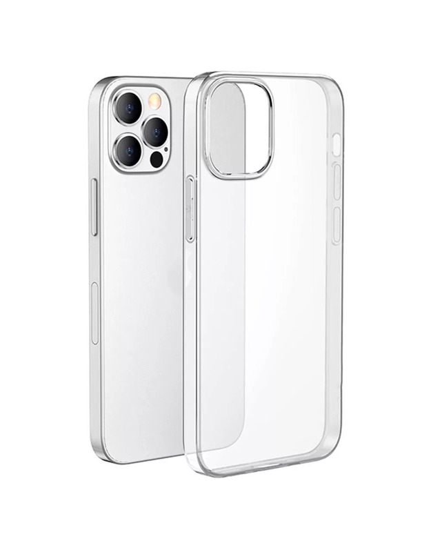 „iPhone 13 Pro“ (6,1 colio) silikoninis dėklas, skaidrus, 2 mm, skaidrus