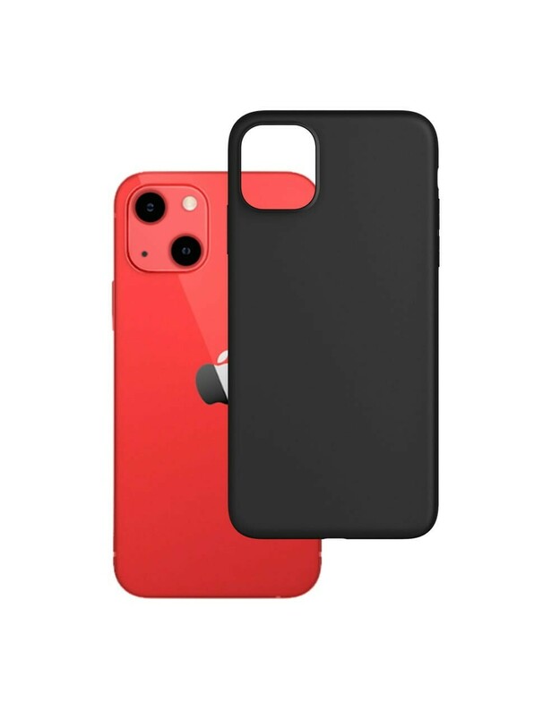 3mk matinis dėklas Apple iPhone 13, juodas