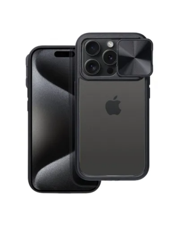 „iPhone 13“ mobiliojo telefono dėklo slankiklis – juodas