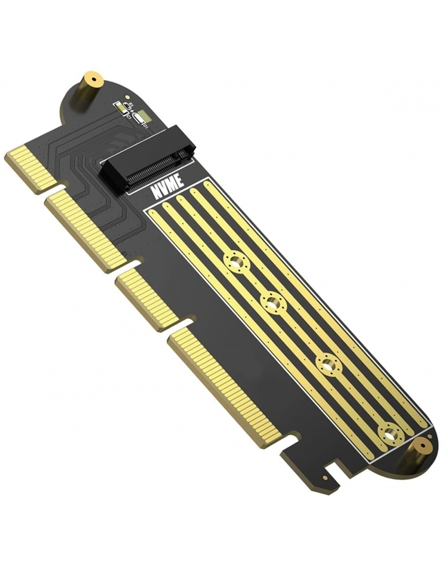 M.2 NVMe disko adapteris