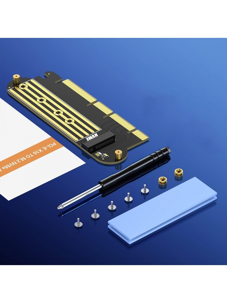M.2 NVMe disko adapteris