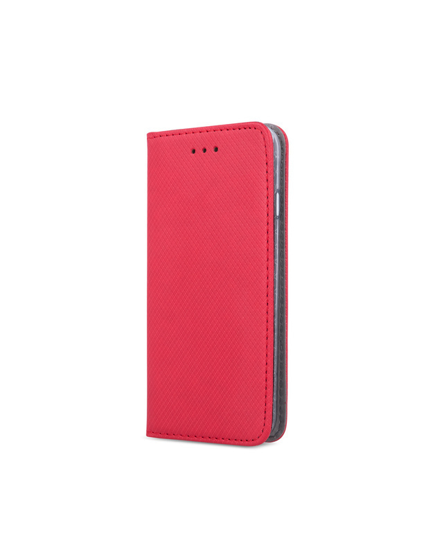 Išmanusis magnetinis dėklas, skirtas „Samsung Galaxy A22 4G“, raudonas