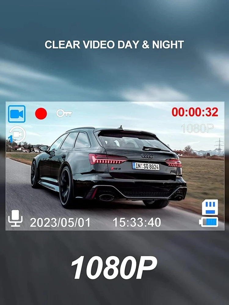 Automobilinis vaizdo registratorius Powermax Q9 Wi-fi