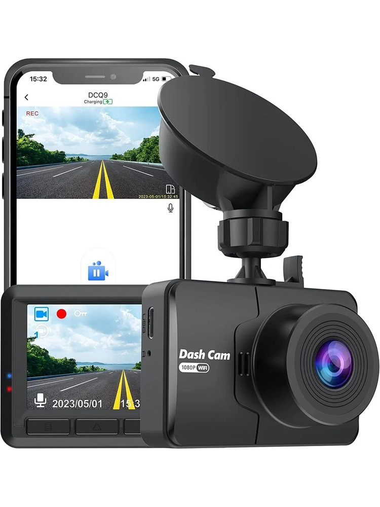 Automobilinis vaizdo registratorius Powermax Q9 Wi-fi
