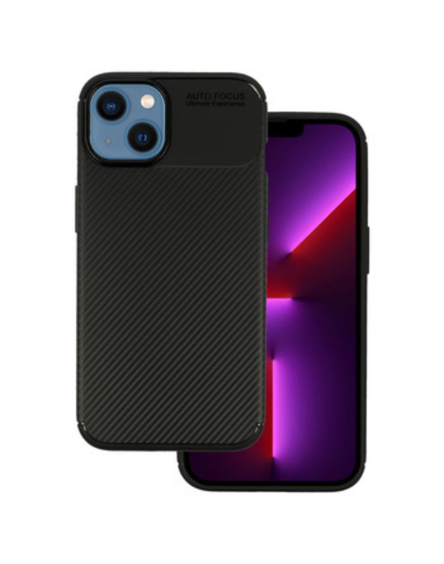 „Tel Protect Carbon Elite“ dėklas, skirtas „iPhone 13“, juodas