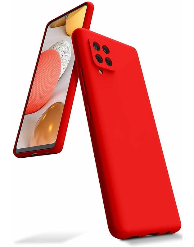 Raudonas dėklas Samsung Galaxy A225 A22 4G "Mercury Silicone"