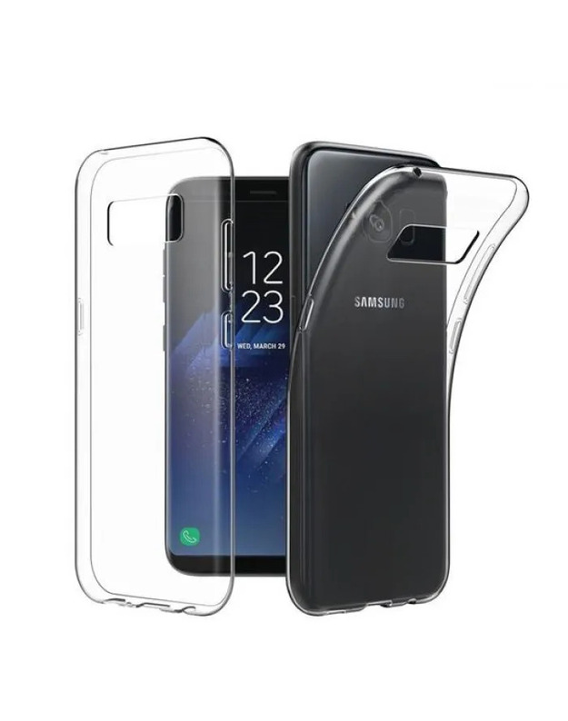 „Samsung Galaxy S8 Plus“ skaidrus, minkštas