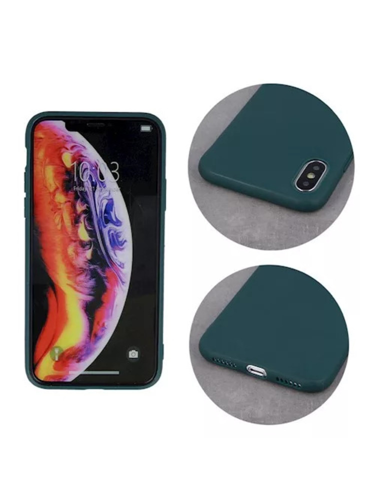 iPhone 13 Pro“ (6,1 colio) silikoninis dėklas žalias